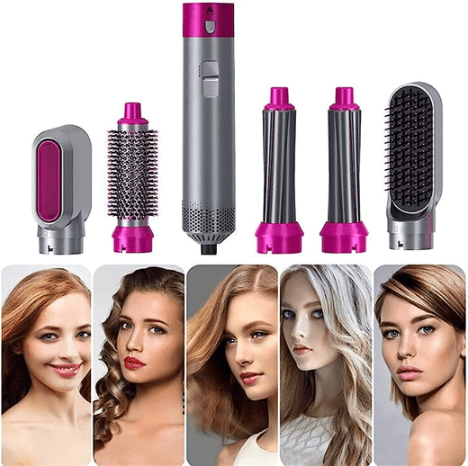 Escova Secadora e Modeladora 5 em 1 Profissional Venelle