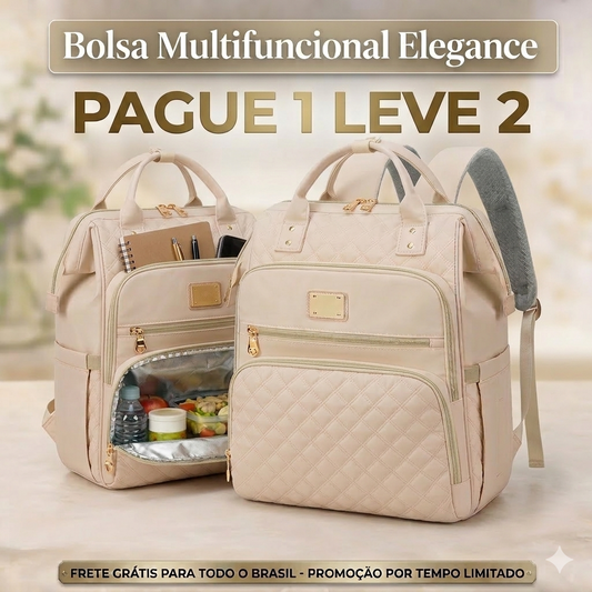 [PAGUE 1 LEVE 2] Bolsa MultiFuncional Velouette + Frete Grátis